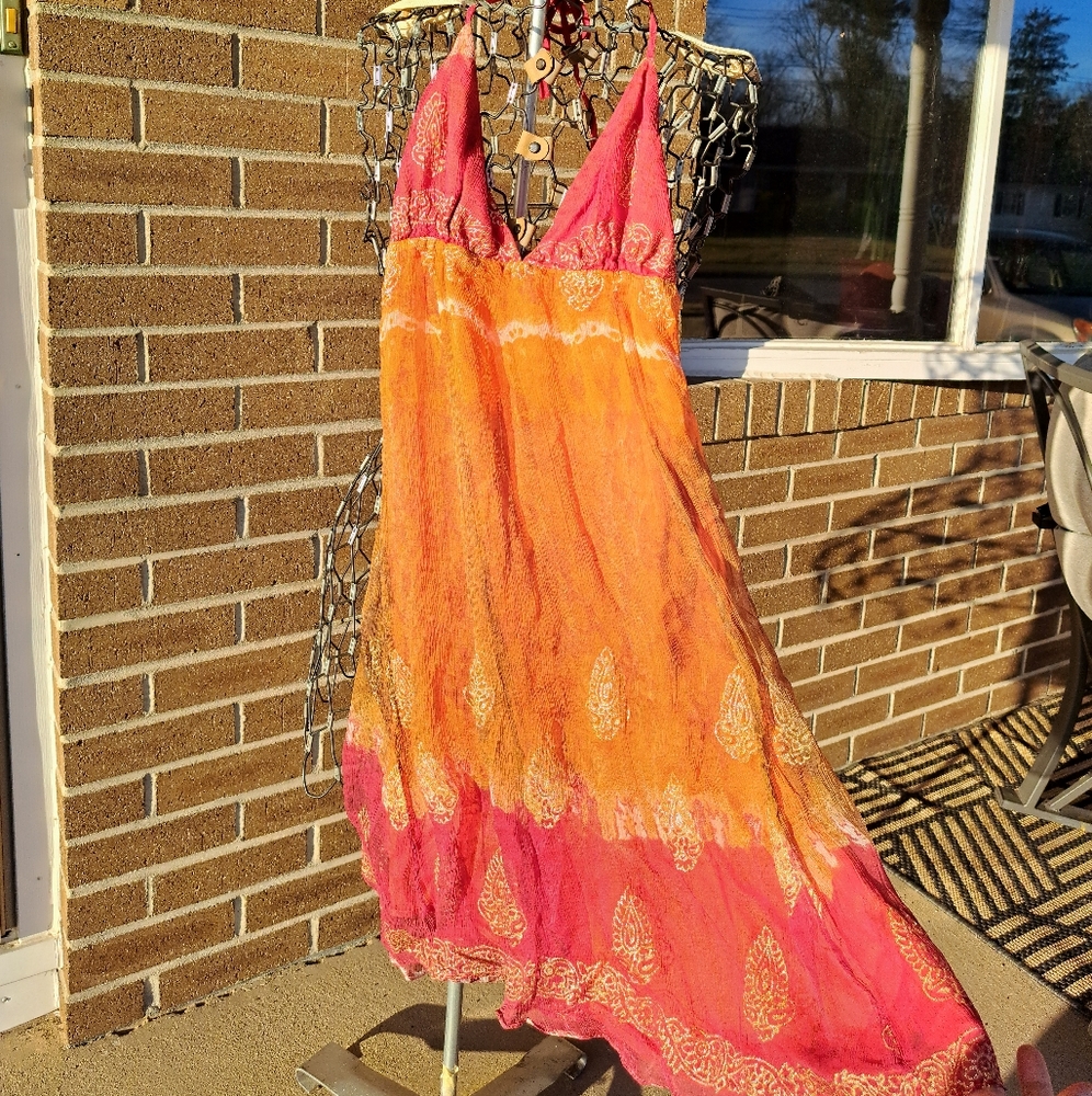 Silk Beautiful Boho Dress